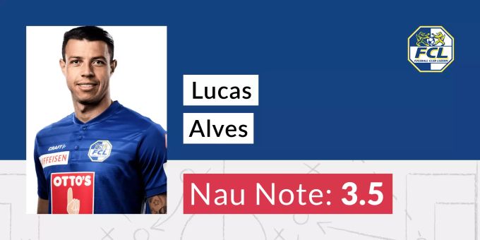 Die Nau-Note für Lucas Alves vom FC Luzern. Lucas Alves