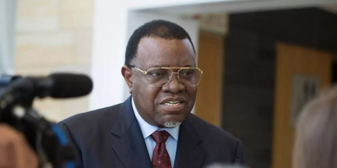 Namibias Präsident Geingob Namibias Präsident Geingob