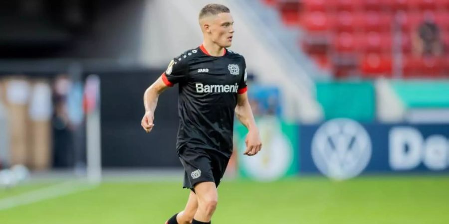 Der Leverkusener Florian Wirtz könnte der bislang jüngste deutsche U21-Nationalspieler werden. Foto: Rolf Vennenbernd/dpa