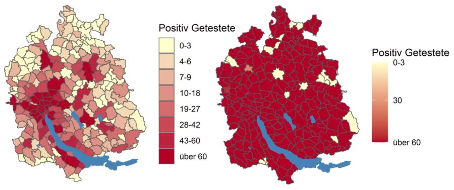 Zürich Getestete Coronavirus Karte