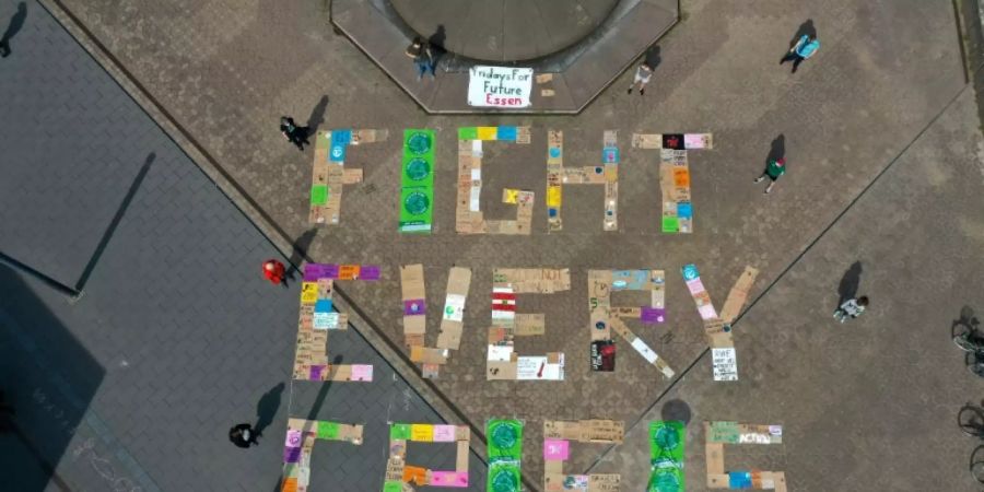 Eine frühere Protestveranstaltung von Fridays for Future