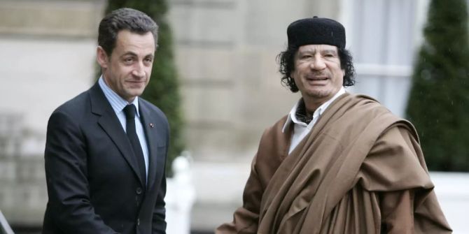 Nicolas Sarkozy Gaddafi