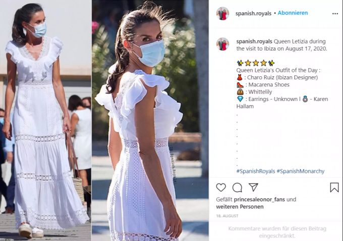 Laetizia von Spanien ist ebenfalls eine erfolgreiche Mode-Influencerin. Laetizia von Spanien