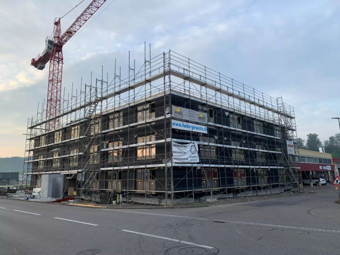 Der Neubau in Seon ist im November bezugsbereit. Noch gibt es freie Büroräume. Neubau Seon