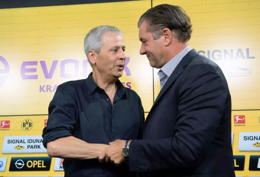 Der Vertrag mit Lucien Favre wird nur verlängert, wenn der Schweizer mit dem BVB Meister wird.