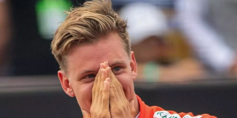 Gesamtführender der Formel 2: Mick Schumacher. Foto: Sebastian Gollnow/dpa