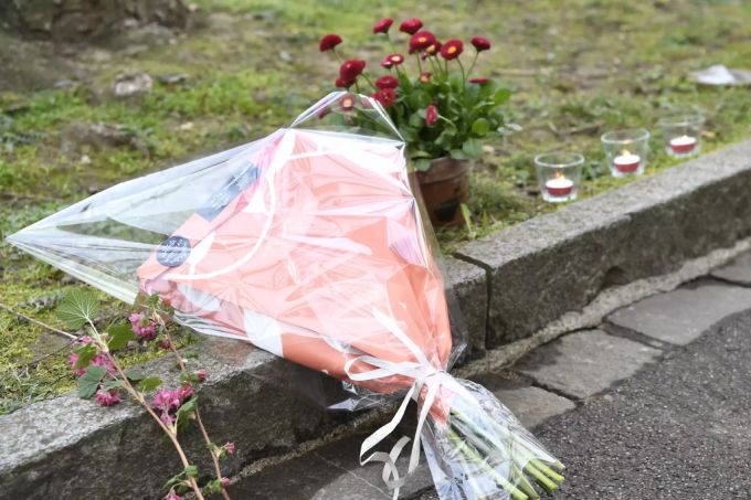 Ansicht des Tatorts, wo ein siebenjaehriger Schulbub Opfer eines Tötungsdelikts geworden ist. Basel