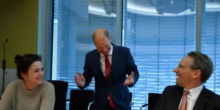 Finanzminister Olaf Scholz (SPD) im Finanzausschuss