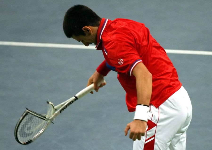 Novak Djokovic ist schon einige Male emotional aufgefallen.