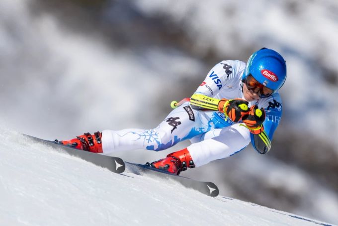 Mikaela Shiffrin holt im WM-Super-G im französischen Méribel Silber. Mikaela Shiffrin