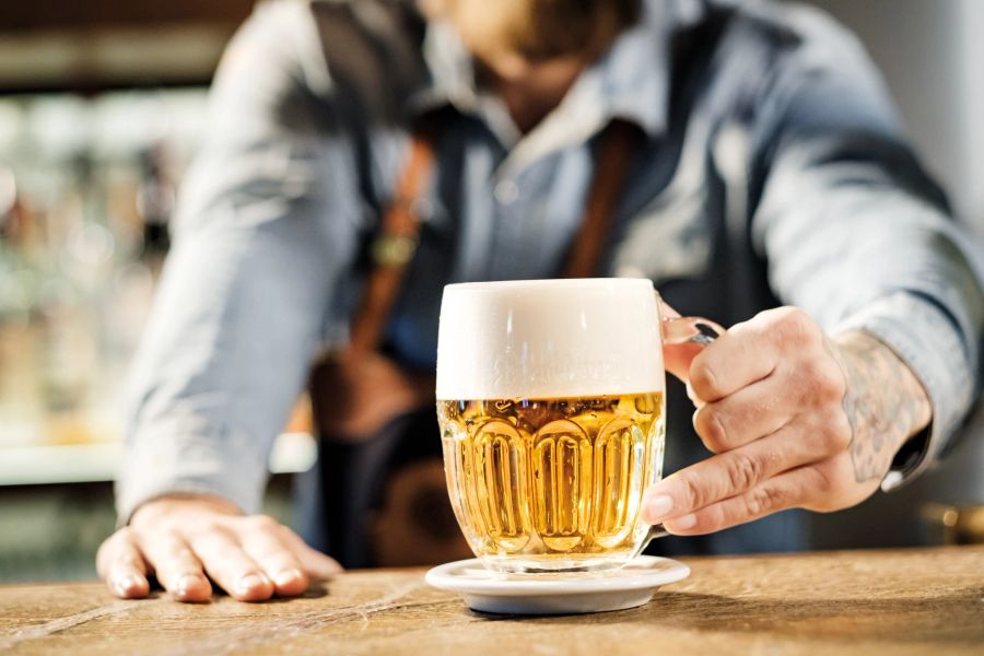 Prag Ausstellung Pilsner Urquell