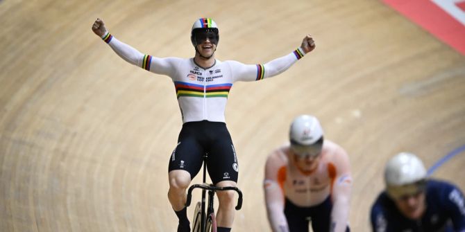 Harrie Lavreysen Tissot Velodrome