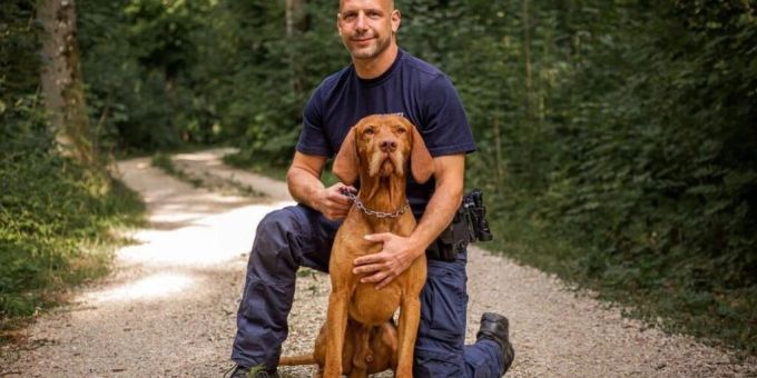 Der viereinhalbjährige Spürhund «Falu von Haus Schladern» hat bei Laufen BL einen vermissten 85-jährigen Mann aufgespürt. Falu