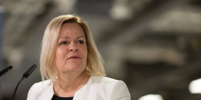 «Mein Herz ist in Hessen»: Bundesinnenministerin Nancy Faeser. «Mein Herz ist in Hessen»: Bundesinnenministerin Nancy Faeser.