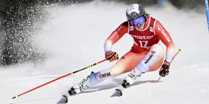 Wendy Holdener ist beim Riesenslalom in Are die beste Schweizerin. Wendy Holdener Riesenslalom Are