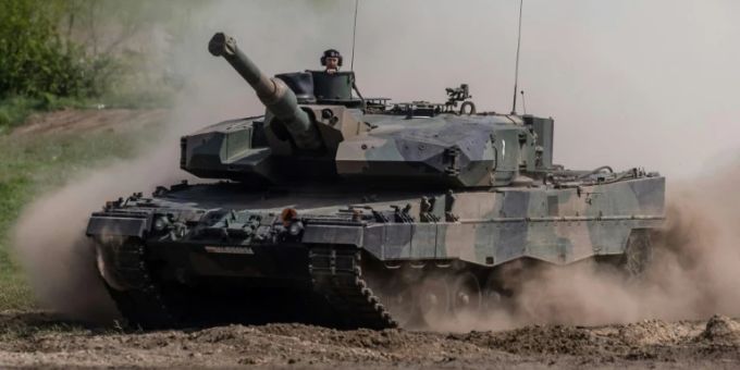 Leopard-Panzer der polnischen Armee Leopard-Panzer der polnischen Armee