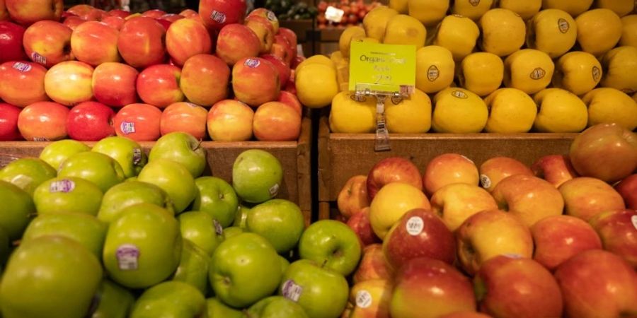 Obstangebot im Supermarkt