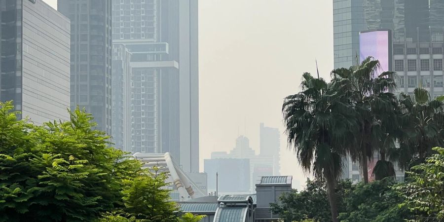 In Bangkok und anderen Teilen Thailands herrschen derzeit hohe Feinstaubwerte.