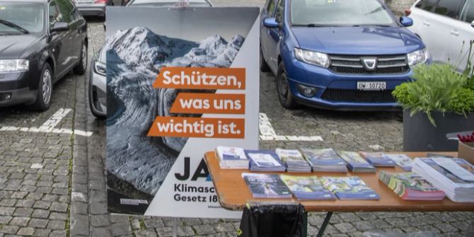 Politische Standaktionen Abstimmungskampagne Wahlkampagne