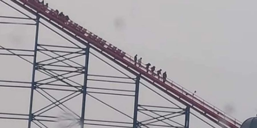 Achterbahn Winde Blackpool