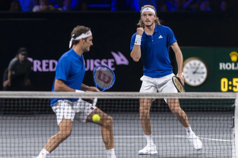 Roger Federer wird von Ex-Laver-Cup-Teamkollege Stefanos Tsitsipas als «Grösster aller Zeiten» bezeichnet.