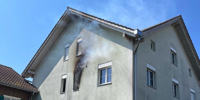 Diepoldsau SG: Brand in Wohnung. Brand Diepoldsau SG