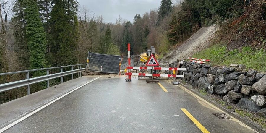 Rehetobelstrasse gesperrt