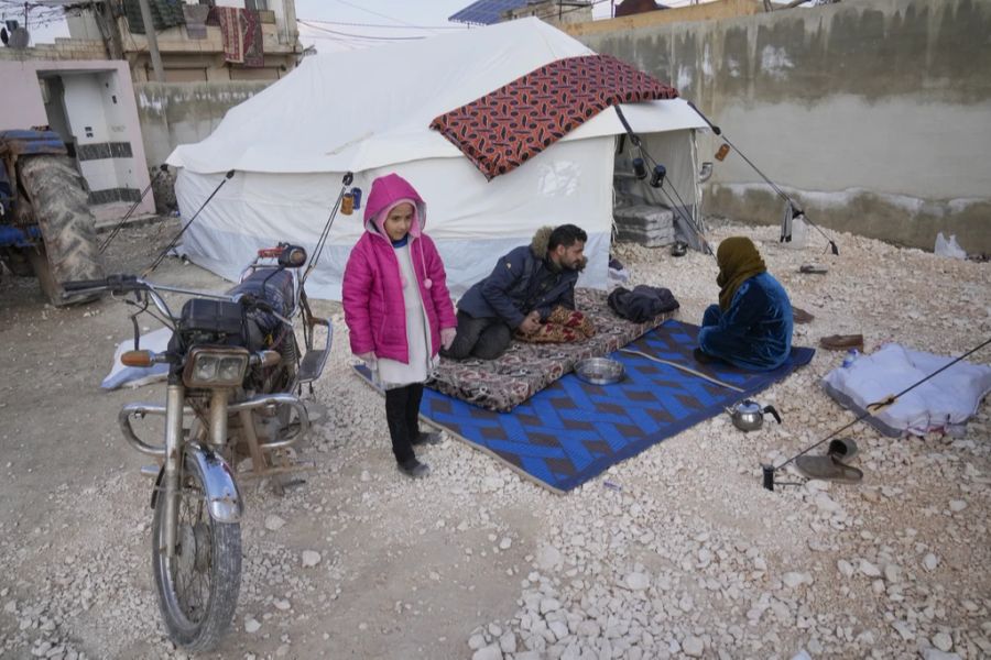 Über zwei Millionen Menschen wurden obdachlos, alleine in der Türkei. (Aufnahme aus Killi, Syrien)