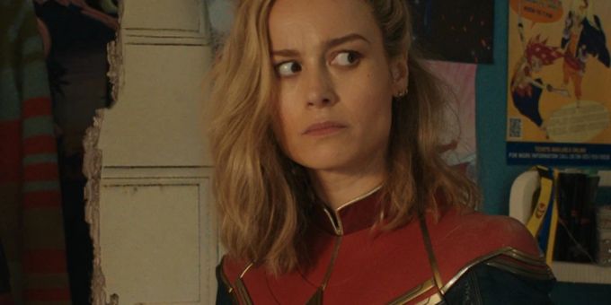 Oscarpreisträgerin Brie Larson spielt eine der Hauptrollen in «The Marvels». the marvels