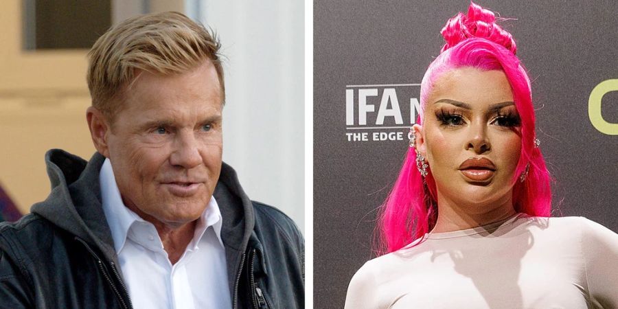 Dieter Bohlen und Katja Krasavice sind nicht gut aufeinander zu sprechen.