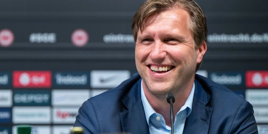 Markus Krösche will laut Medien bei Frankfurt bleiben.