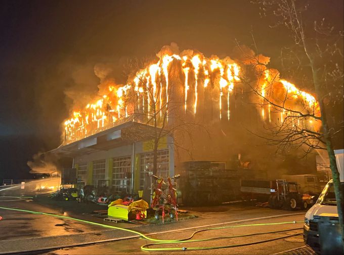 Die Brandursache ist noch unklar. Brand
