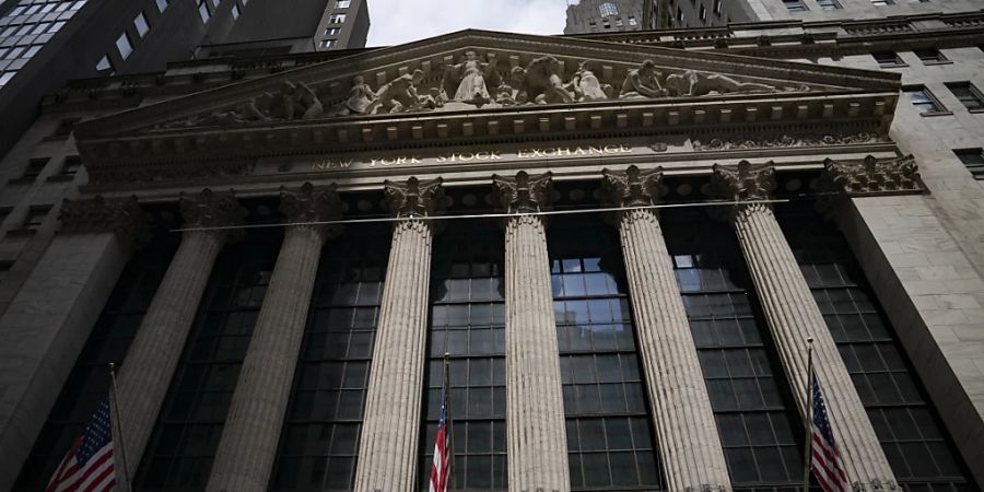 Die New York Stock Exchange an der Wall Street in Manhattan. (Archivbild)