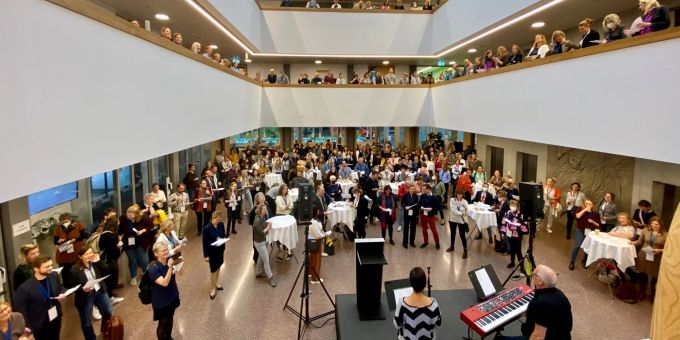Eröffnung des Lernweltenkongress 2022 bei Xund in Luzern. Kongress in Luzern