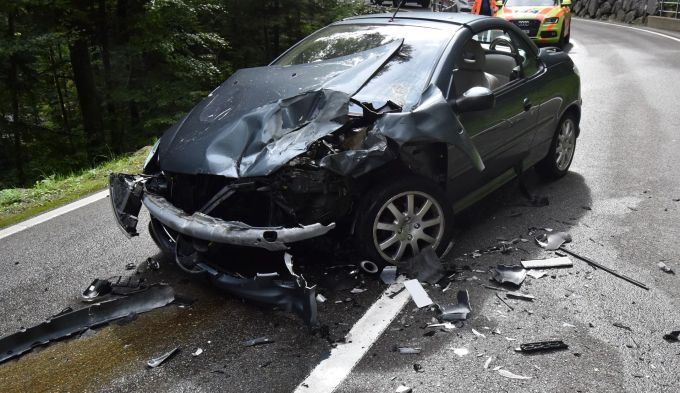 Die verletzten Fahrer wurden ins Spital gebracht. Spital