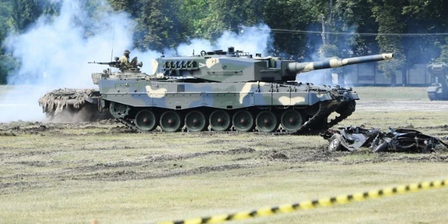 Kampfpanzer Leopard 2 A4 in Ungarn