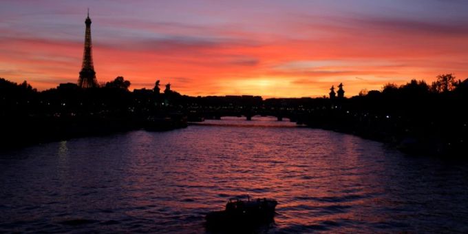 Paris bei Sonnenuntergang Paris