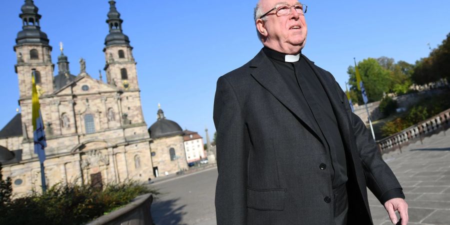 Hans-Josef Becker, Erzbischof von Paderborn, während der  Herbstvollversammlung der Deutschen Bischofskonferenz in Fulda.