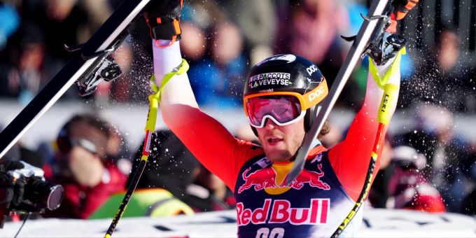 Alexis Monney glänzt in Kitzbühel. Kitzbühel
