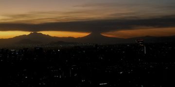 Popocatépetl Vulkan Mexiko Aschewolke