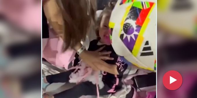 Im Video - Messi schiesst Miami-Meitli auf der Tribüne ab