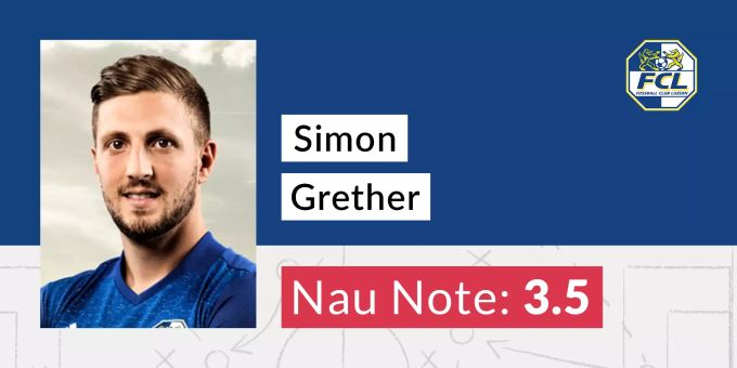Simon Grether erreicht die Nau-Note von 3.5. Simon Grether