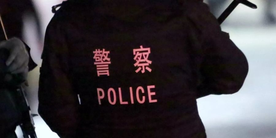 Die Polizei im Einsatz