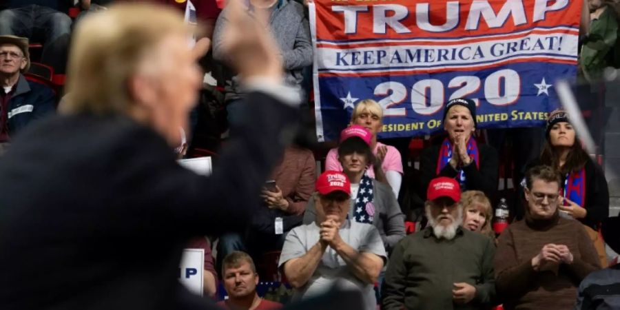 Trump am vergangenen Samstag vor Anhängern im US-Bundesstaat Wisconsin