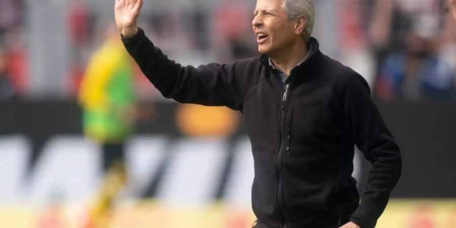Voll fokussiert auf das Meisterschafts-Finale: BVB-Coach Lucien Favre. Foto: Bernd Thissen