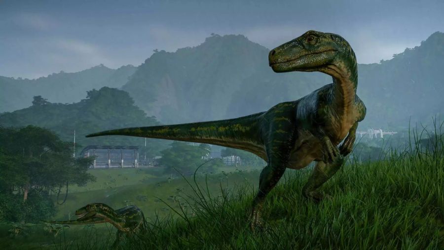 So sieht der Herrerasaurus aus Jurassic World Evolution aus.