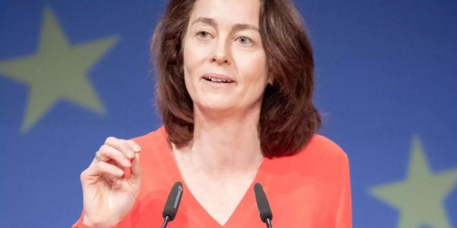 Katarina Barley (SPD), Bundesministerin der Justiz und für Verbraucherschutz und SPD-Spitzenkandidatin für die Europawahl. Foto: Kay Nietfeld