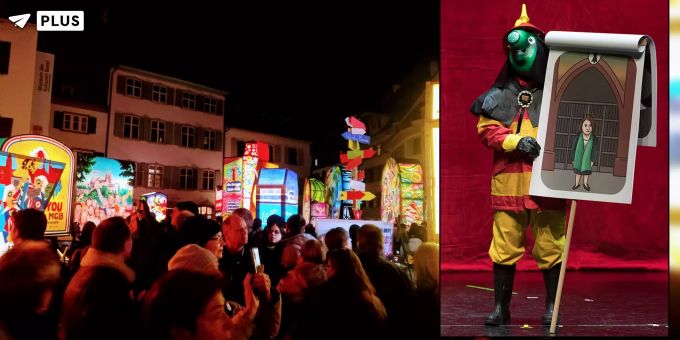 Tesla, YB, Parmelin - Die Basler foppen an ihrer Fasnacht die Schweiz