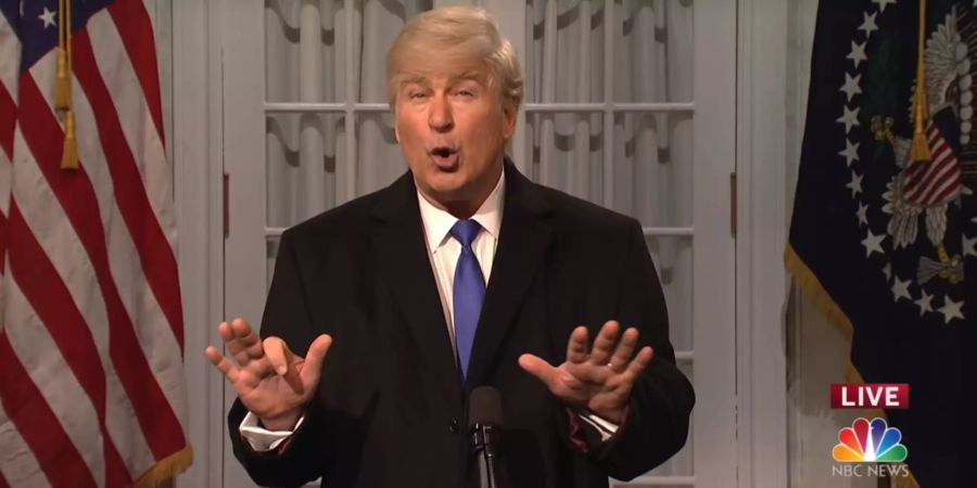 Alec Baldwin als Donald Trump