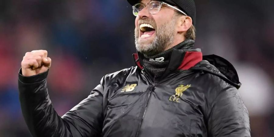 Liverpools Trainer Jürgen Klopp freute sich über das Beckenbauer-Lob. Foto: Tobias Hase